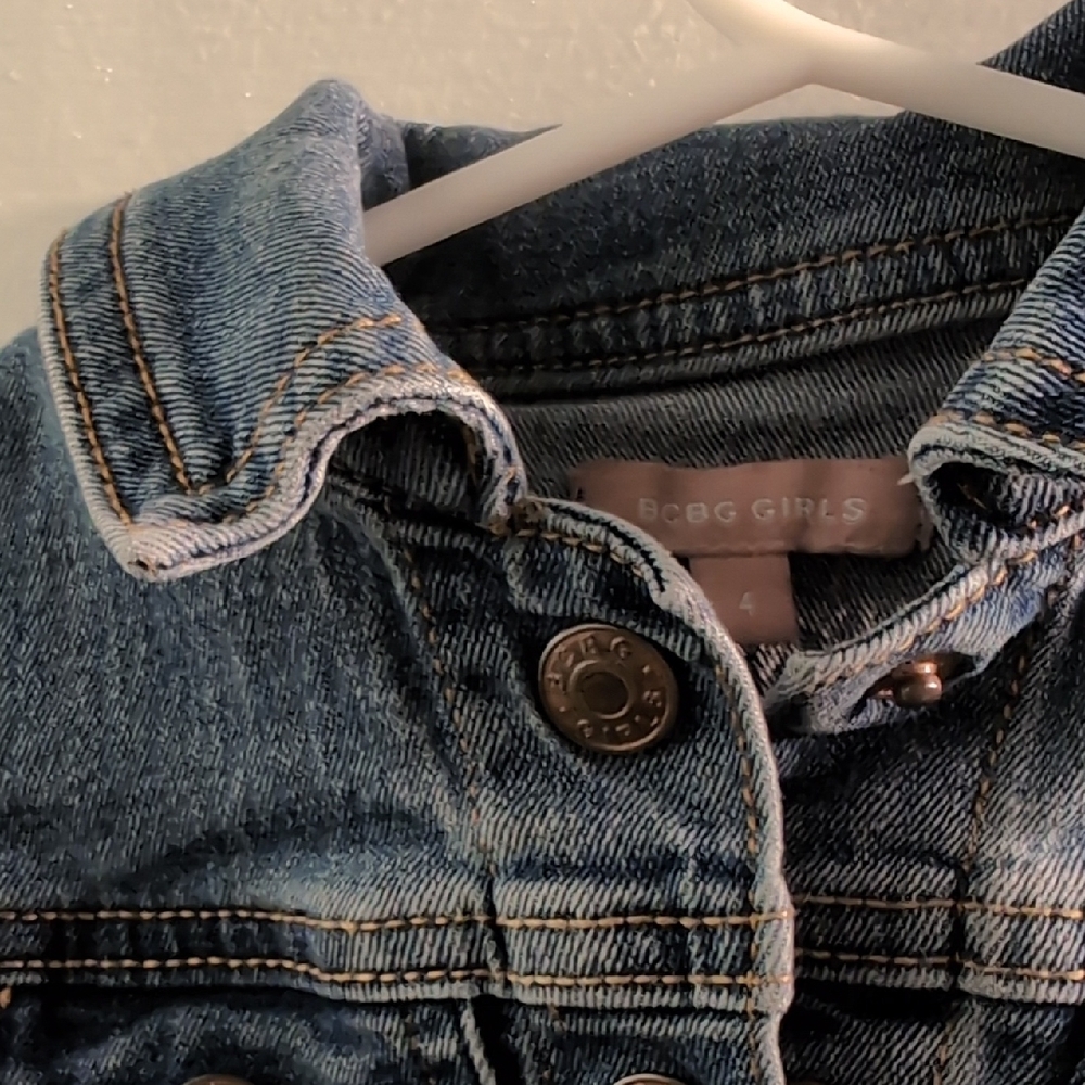 BCBGirls Classic Blue Denim Vest - Picture 9 of 9